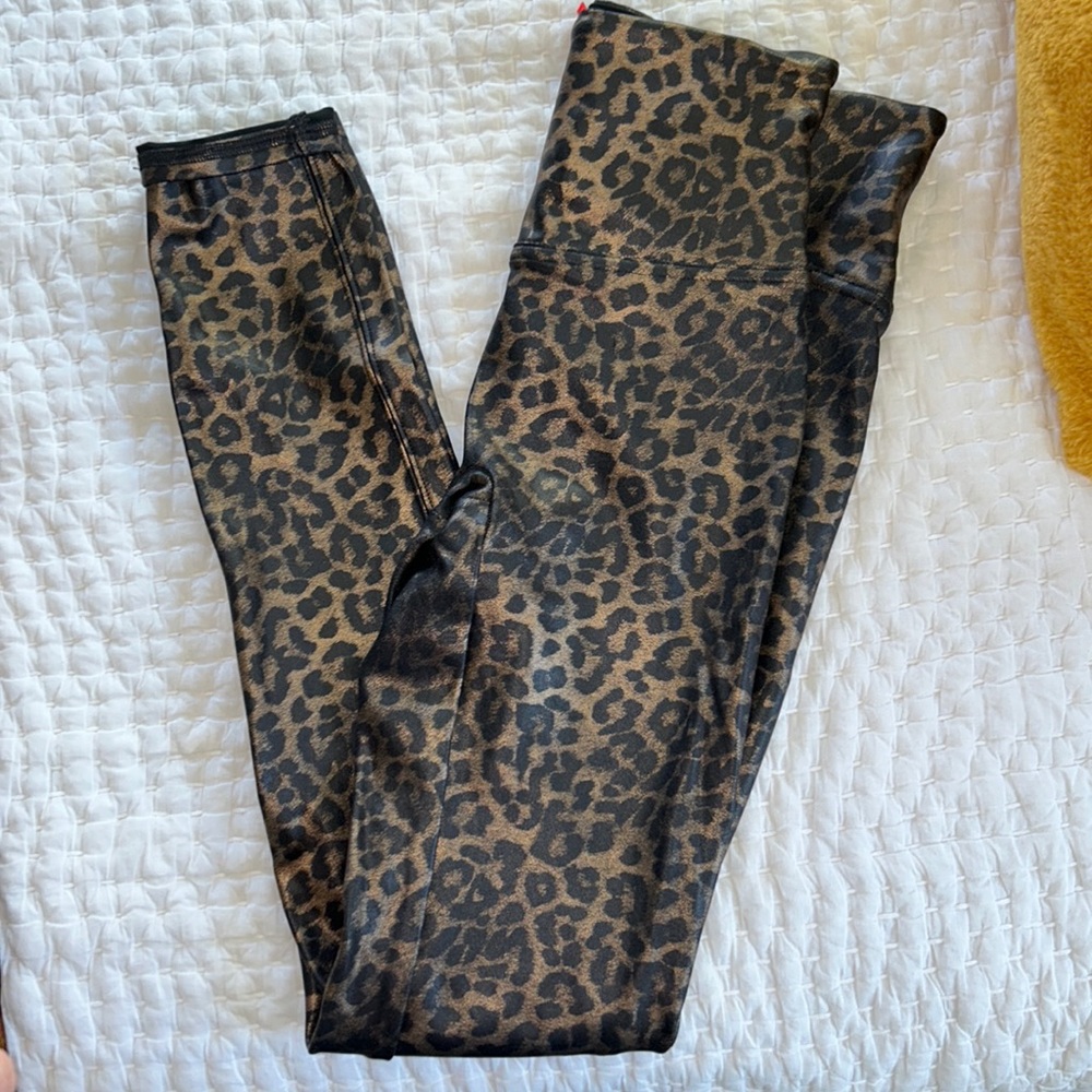 Spanx Leopard Leggings